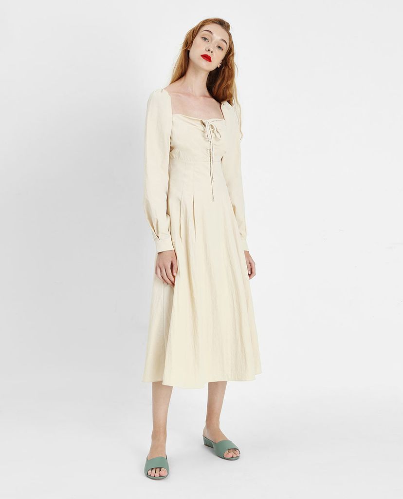 CHARLES & KEITH - Giày đế xuồng hở mũi Open Toe Slide