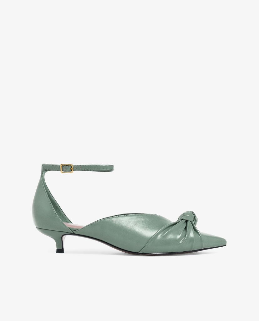 CHARLES & KEITH - Giày cao gót Knotted Kitten Heel Pumps