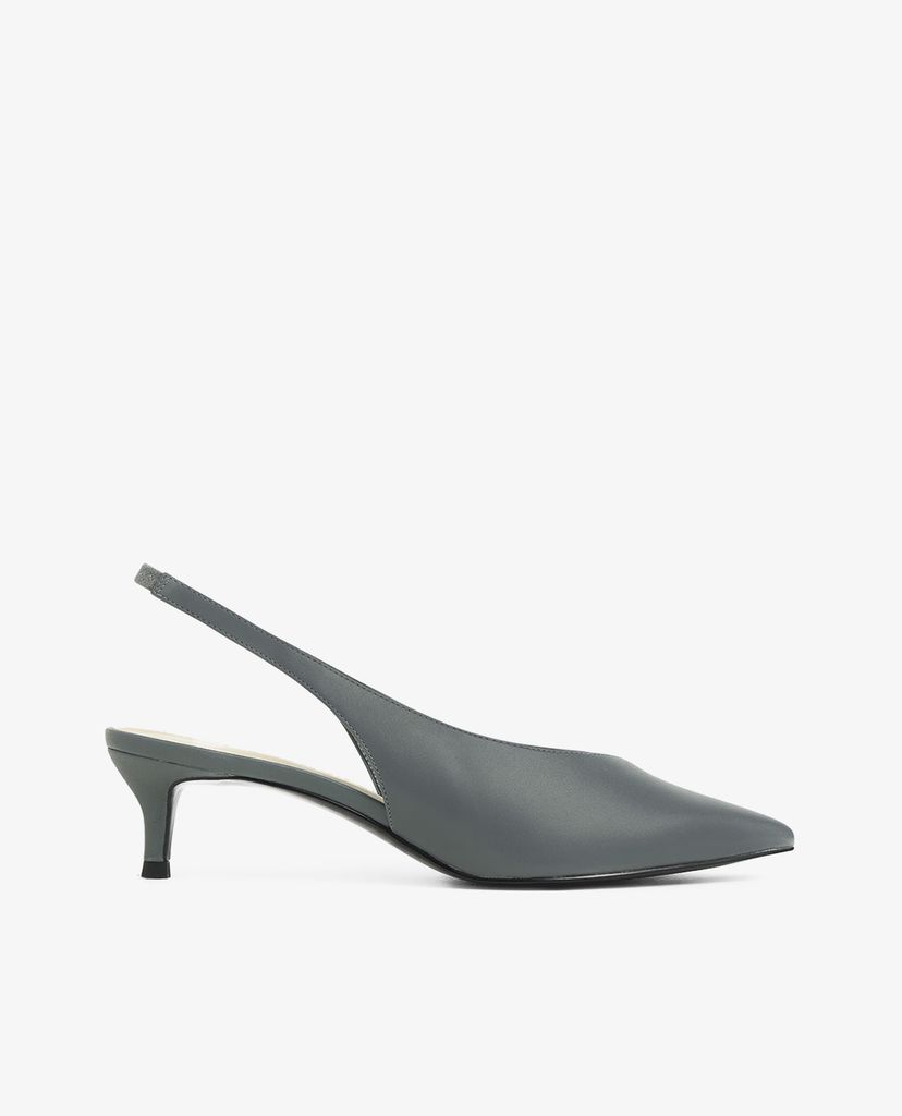 CHARLES & KEITH - Giày cao gót mũi nhọn Slingback Kitten