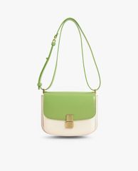 CHARLES & KEITH - Túi đeo vai nữ chữ nhật Metallic Push Lock