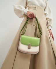 CHARLES & KEITH - Túi đeo vai nữ chữ nhật Metallic Push Lock