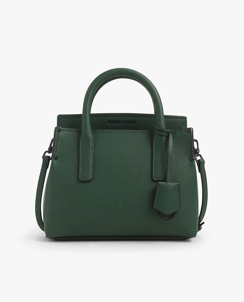 CHARLES & KEITH - Túi đeo vai nữ chữ nhật Double Handle