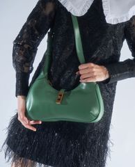 CHARLES & KEITH - Túi đeo vai nữ hình thang Metallic Accent Hobo