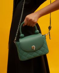 CHARLES & KEITH - Túi xách nữ tay cầm tròn thời trang