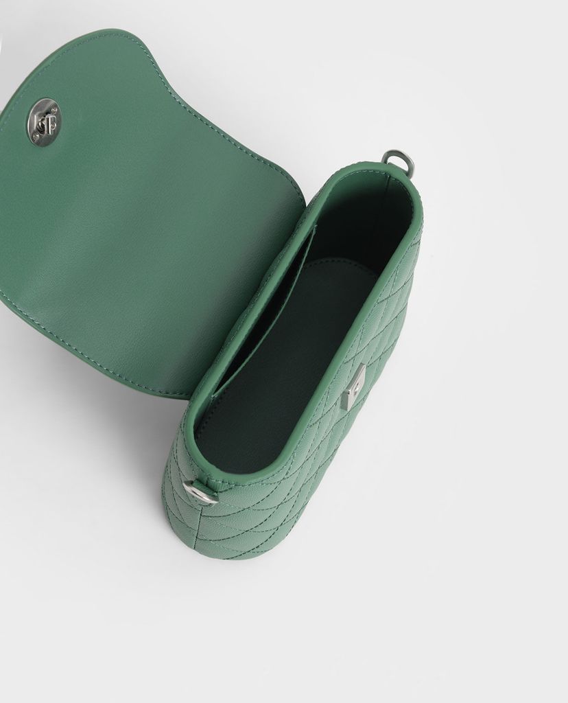CHARLES & KEITH - Túi xách nữ tay cầm tròn thời trang