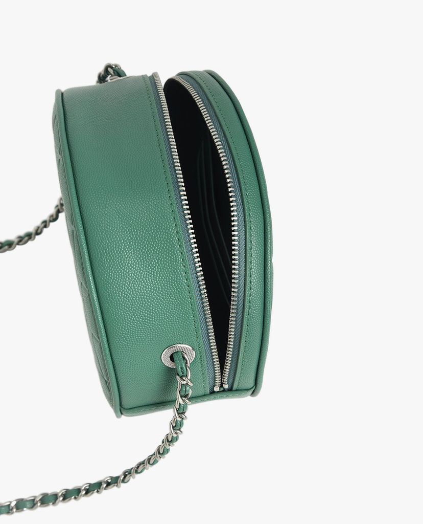 CHARLES & KEITH - Túi đeo chéo nữ phom tròn Quilted Circle