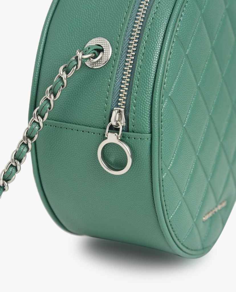 CHARLES & KEITH - Túi đeo chéo nữ phom tròn Quilted Circle