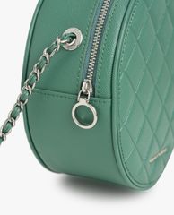 CHARLES & KEITH - Túi đeo chéo nữ phom tròn Quilted Circle