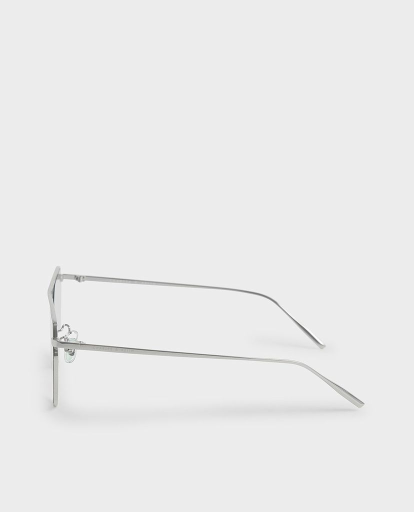 CHARLES & KEITH - Kính mát nữ thời trang Thin Metal Frame