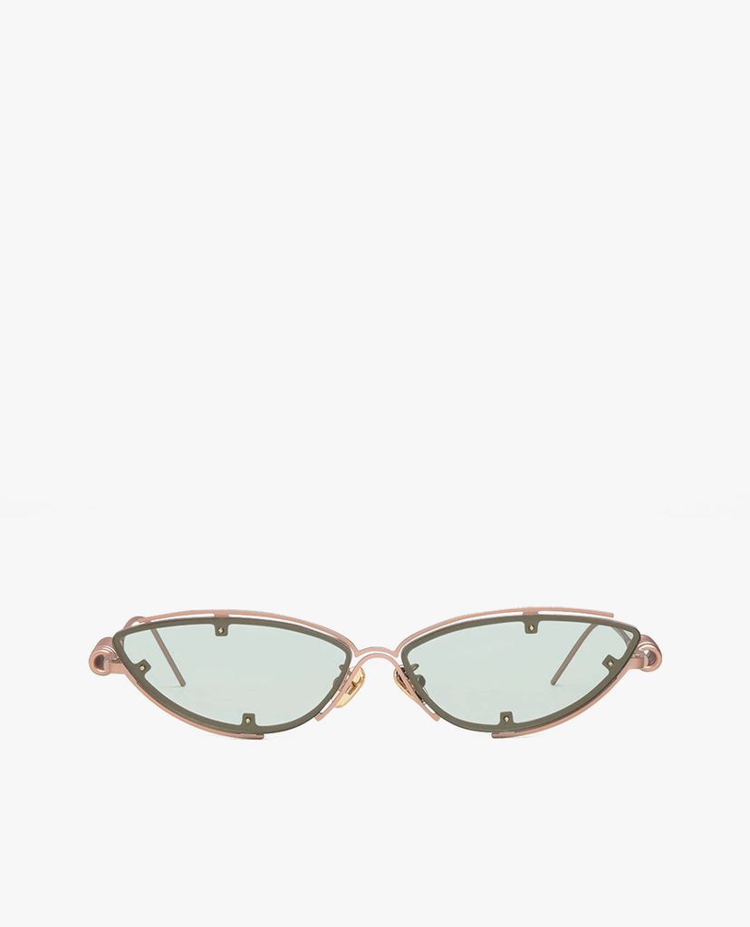 CHARLES & KEITH - Kính mát nữ mắt mèo Double Frame Cat Eye