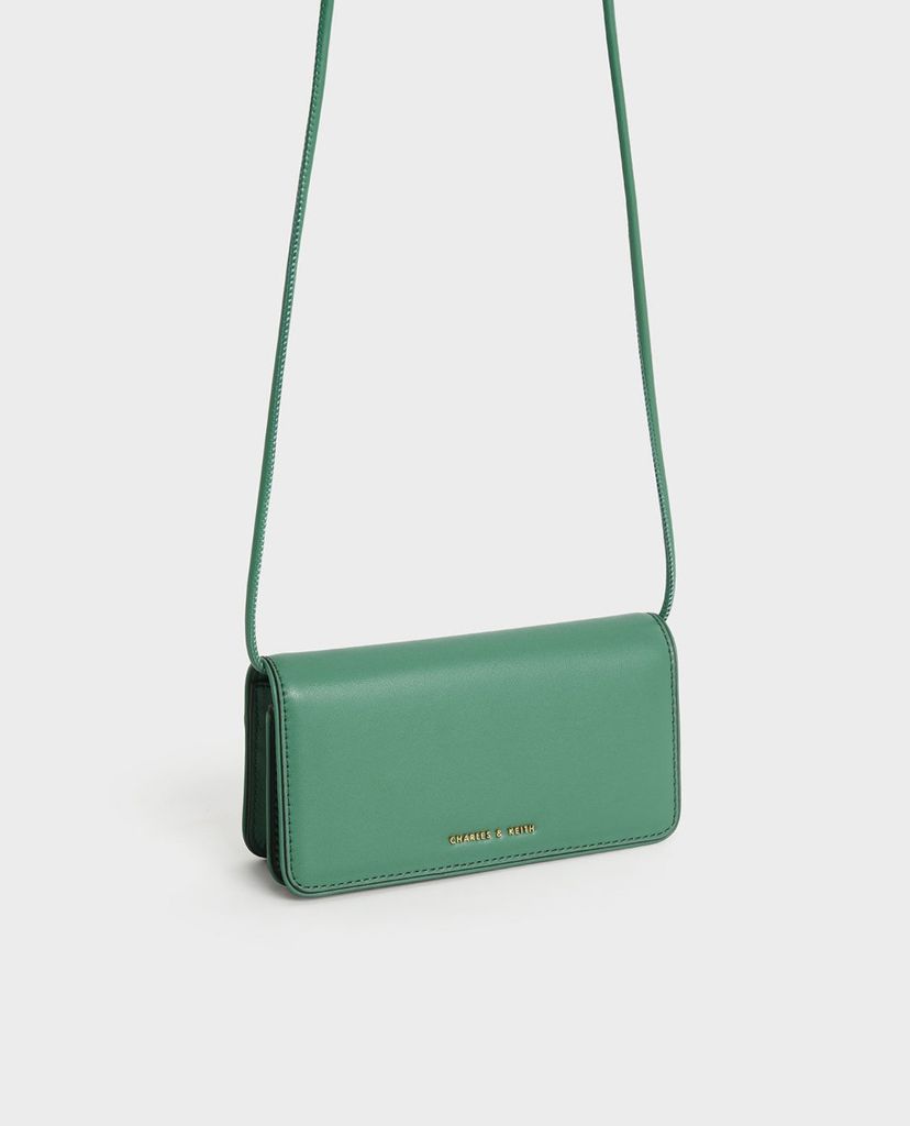 CHARLES & KEITH - Ví cầm tay nữ chữ nhật thời trang