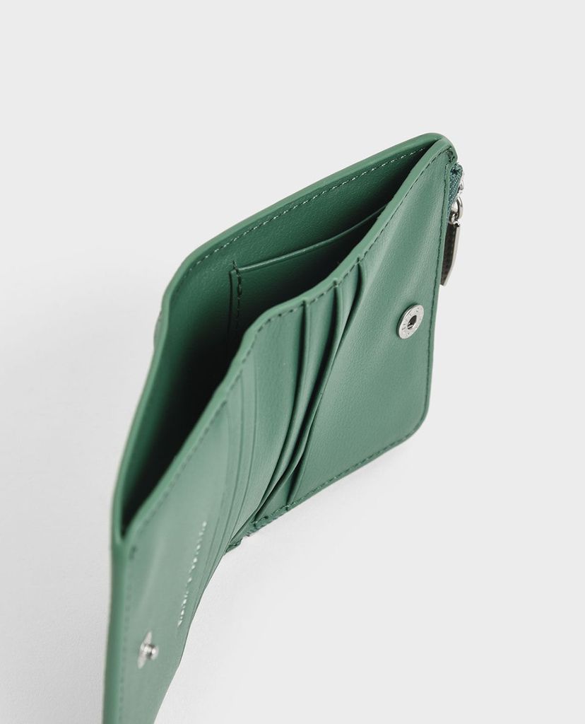 CHARLES & KEITH - Ví đựng name card nữ Zip Around