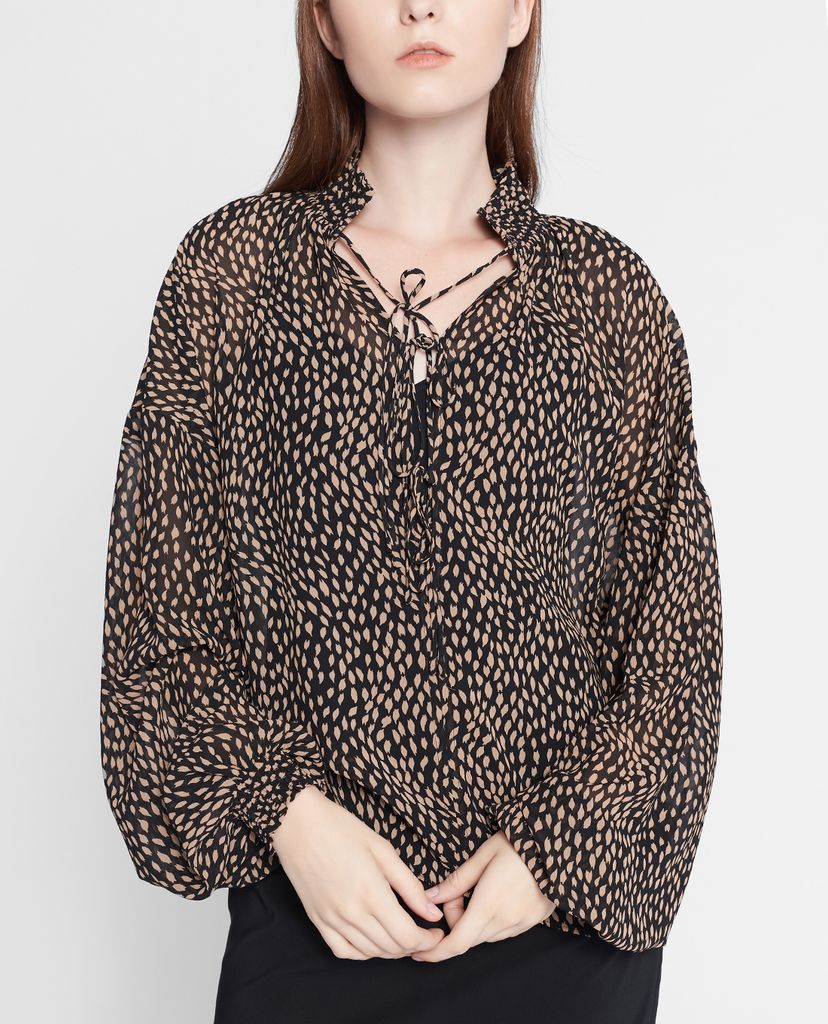 GIGI - Áo kiểu nữ phom suông tay dài Boho