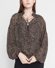 GIGI - Áo kiểu nữ phom suông tay dài Boho