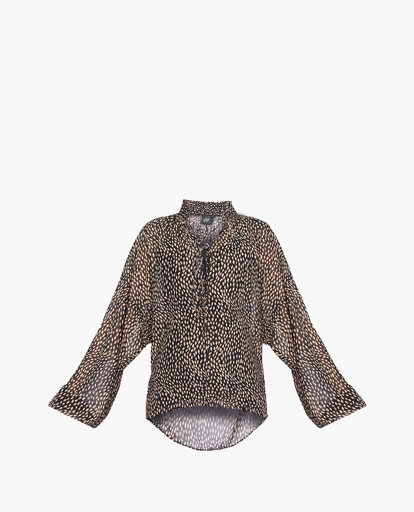 GIGI - Áo kiểu nữ phom suông tay dài Boho