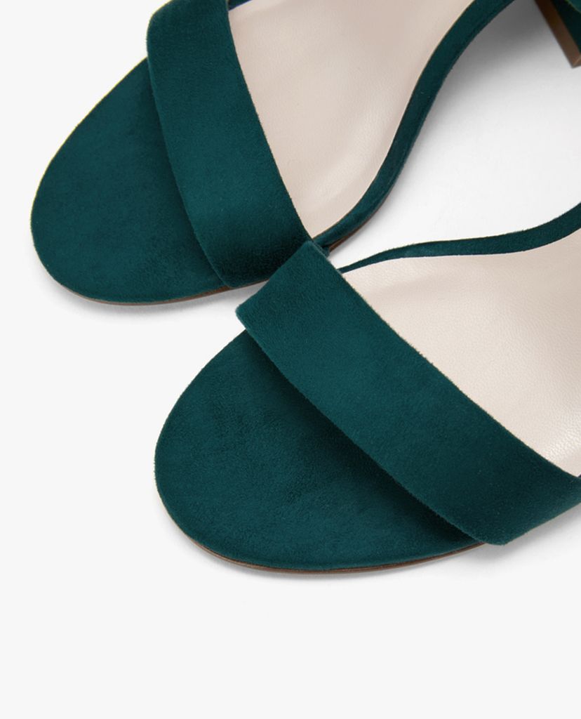 PEDRO - Giày cao gót hở mũi đế vuông Ankle Strap Block