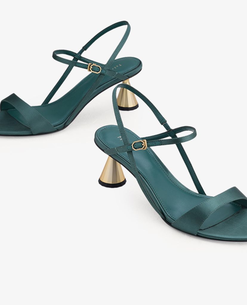 PEDRO - Giày cao gót quai ngang Geometric Heel Slingback