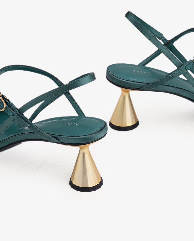 PEDRO - Giày cao gót quai ngang Geometric Heel Slingback