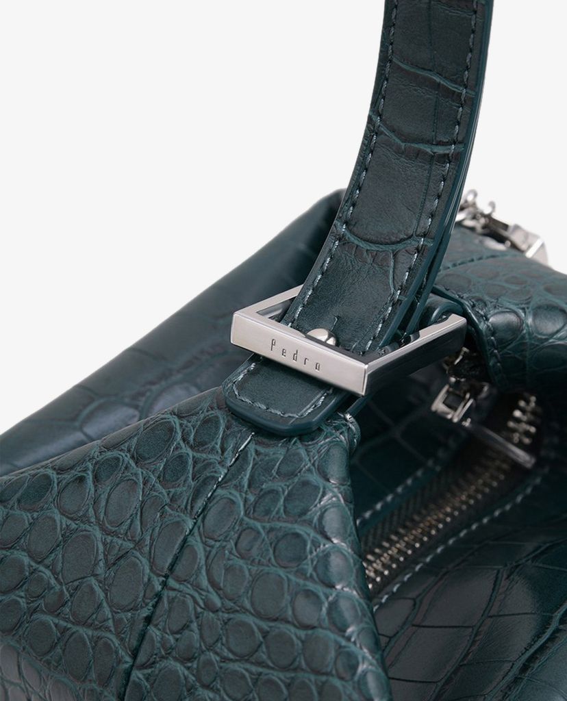 PEDRO - Túi xách tay hình hộp vuông Square Embossed