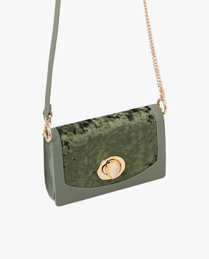 PEDRO - Túi đeo chéo nữ chữ nhật Mini Velvet Two Way