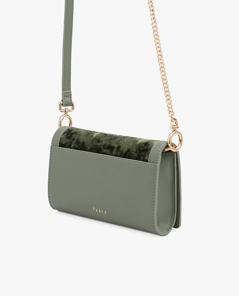 PEDRO - Túi đeo chéo nữ chữ nhật Mini Velvet Two Way