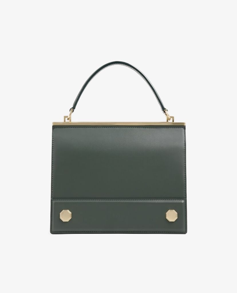 Túi xách tay nữ hình vuông Top Handle Structured