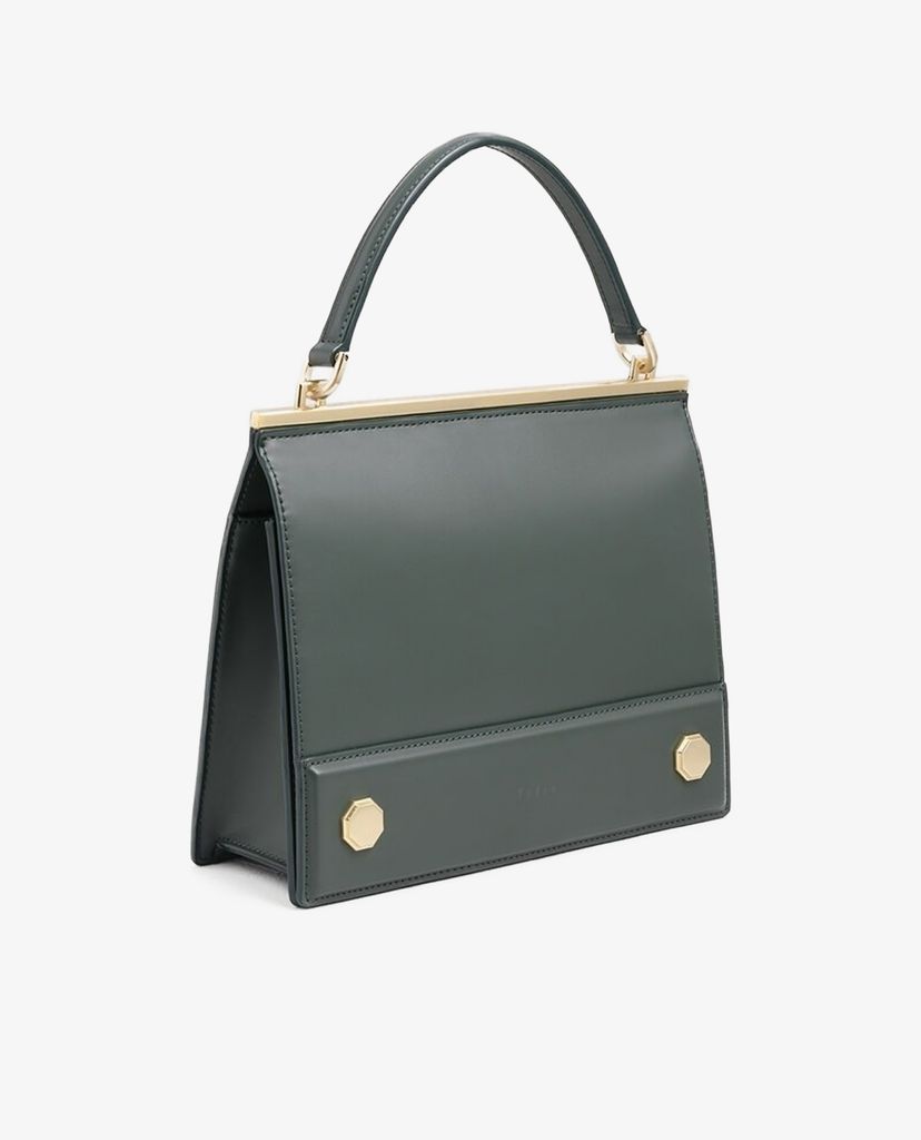 Túi xách tay nữ hình vuông Top Handle Structured