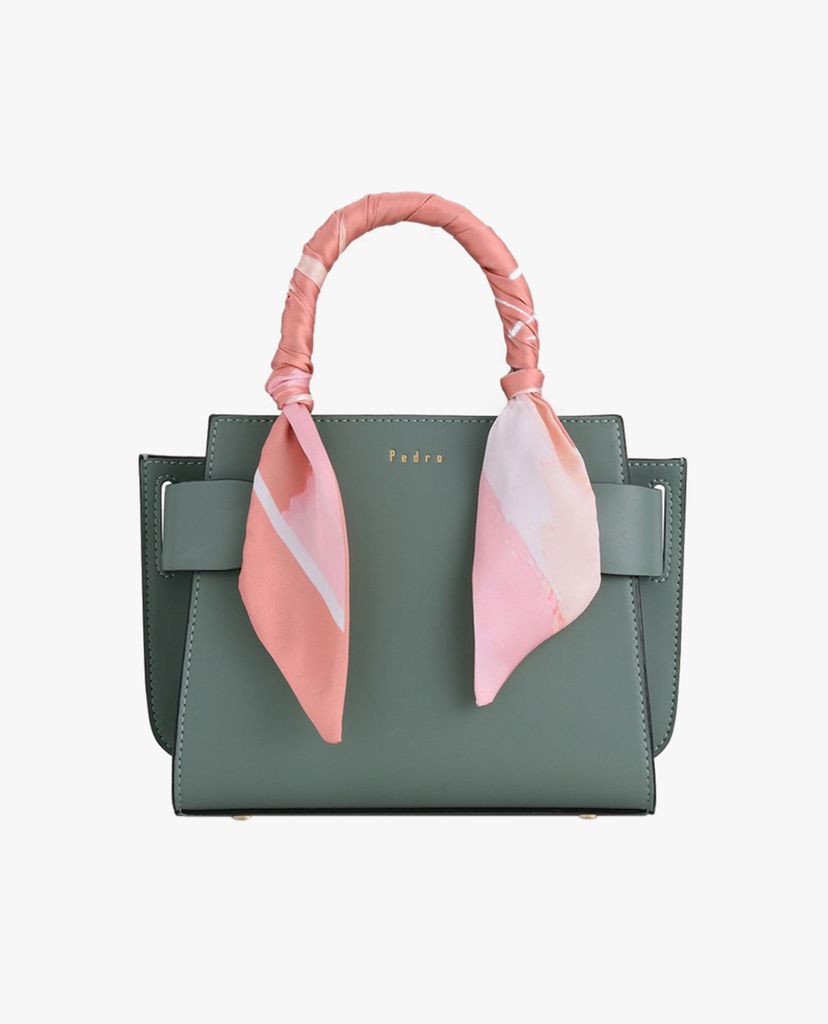 PEDRO - Túi xách tay Twill Trimmed Top