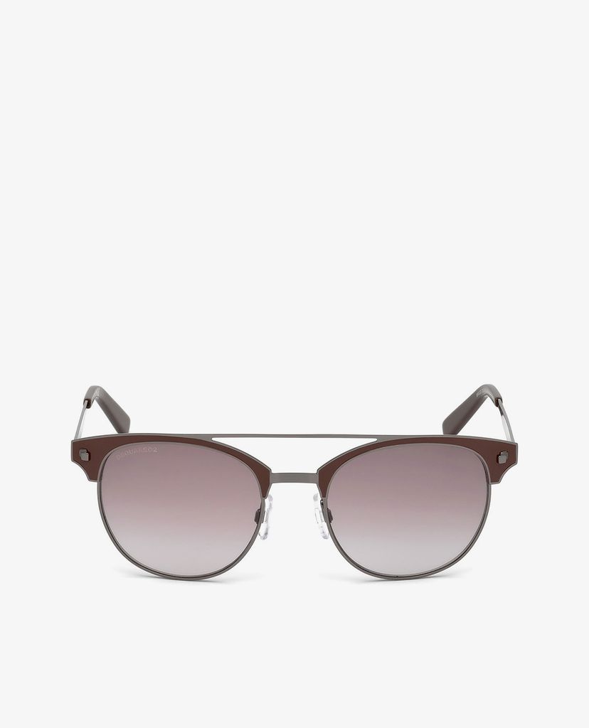 DSQUARED2 - Kính mát phom tròn gọng dày Bruce