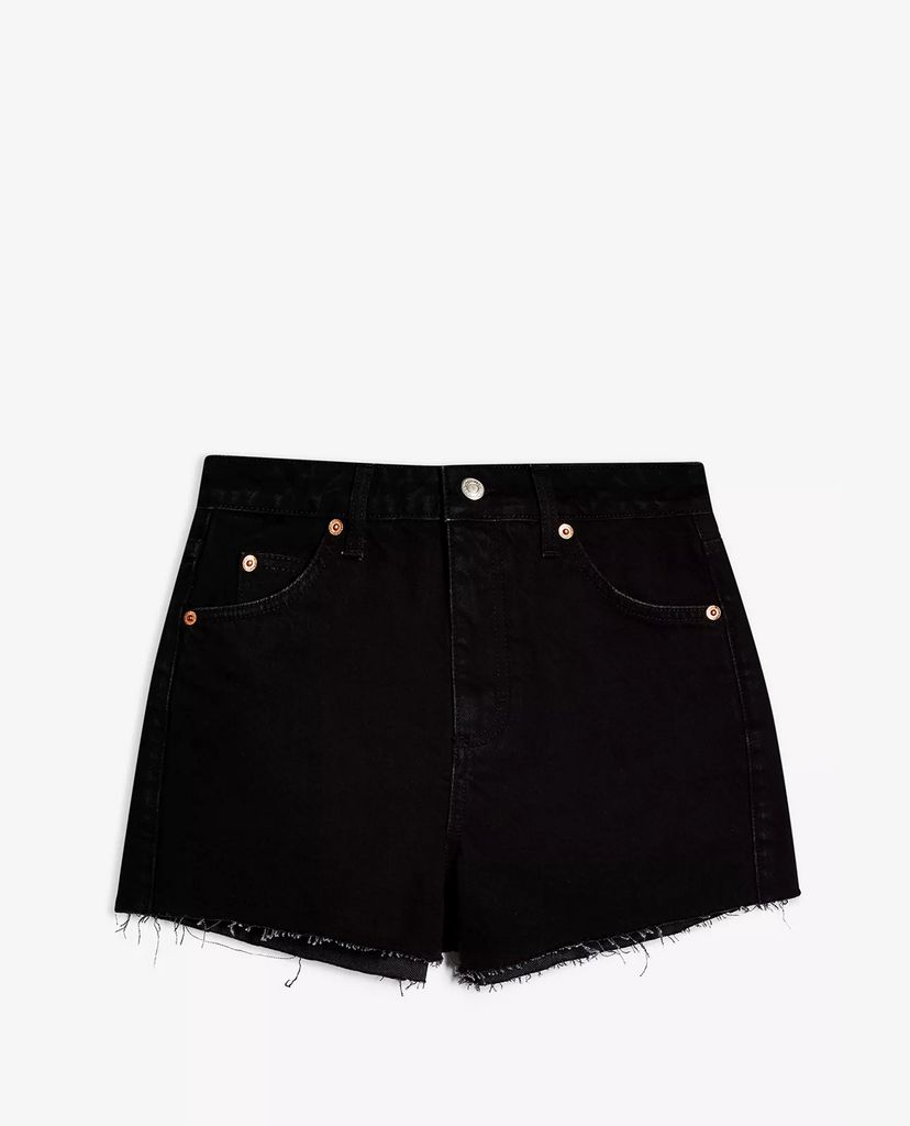 TOPSHOP - Quần shorts nữ denim Premium Black