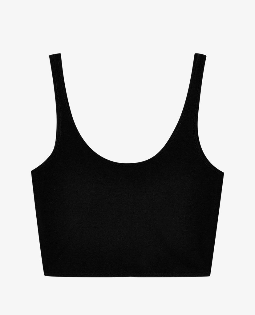 TOPSHOP - Áo croptop nữ sát nách phom ôm thời trang
