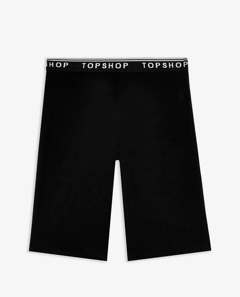 TOPSHOP - Quần shorts nữ phom ôm Black Topshop Cycling