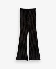 TOPSHOP - Quần kiểu nữ ống loe Black Diamante