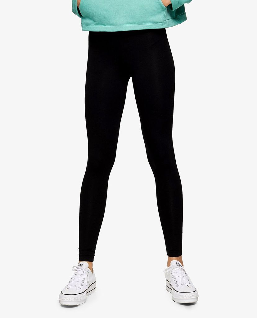 TOPSHOP - Quần legging nữ lưng cao phom ôm cổ điển