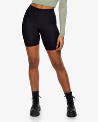 TOPSHOP - Quần shorts nữ phom ôm Ribbed Bike