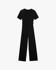 TOPSHOP - Jumpsuits nữ ngắn tay Ribbed T shirt