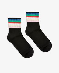 TOPSHOP - Vớ nữ cổ cao Black Rainbow