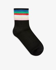 TOPSHOP - Vớ nữ cổ cao Black Rainbow