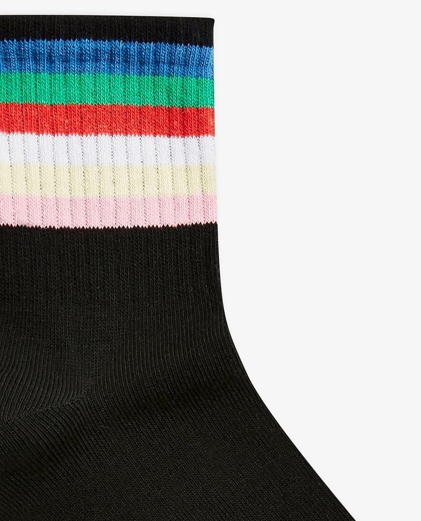 TOPSHOP - Vớ nữ cổ cao Black Rainbow