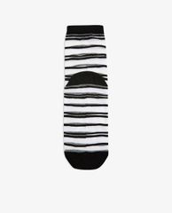 TOPSHOP - Vớ nữ cổ cao kẻ sọc Black Stripe Mesh