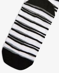 TOPSHOP - Vớ nữ cổ cao kẻ sọc Black Stripe Mesh