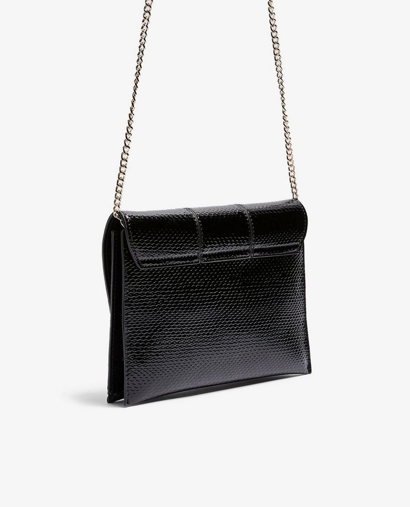TOPSHOP - Túi xách tay nữ nắp gập PANTHER Chain