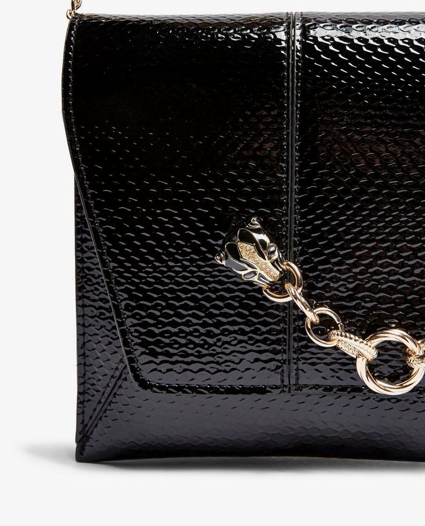 TOPSHOP - Túi xách tay nữ nắp gập PANTHER Chain