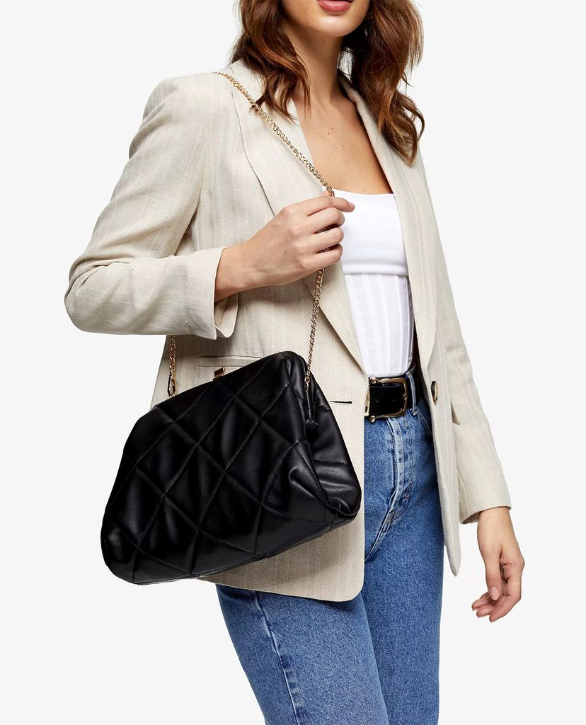 TOPSHOP - Túi xách tay nữ Oversized Quilted