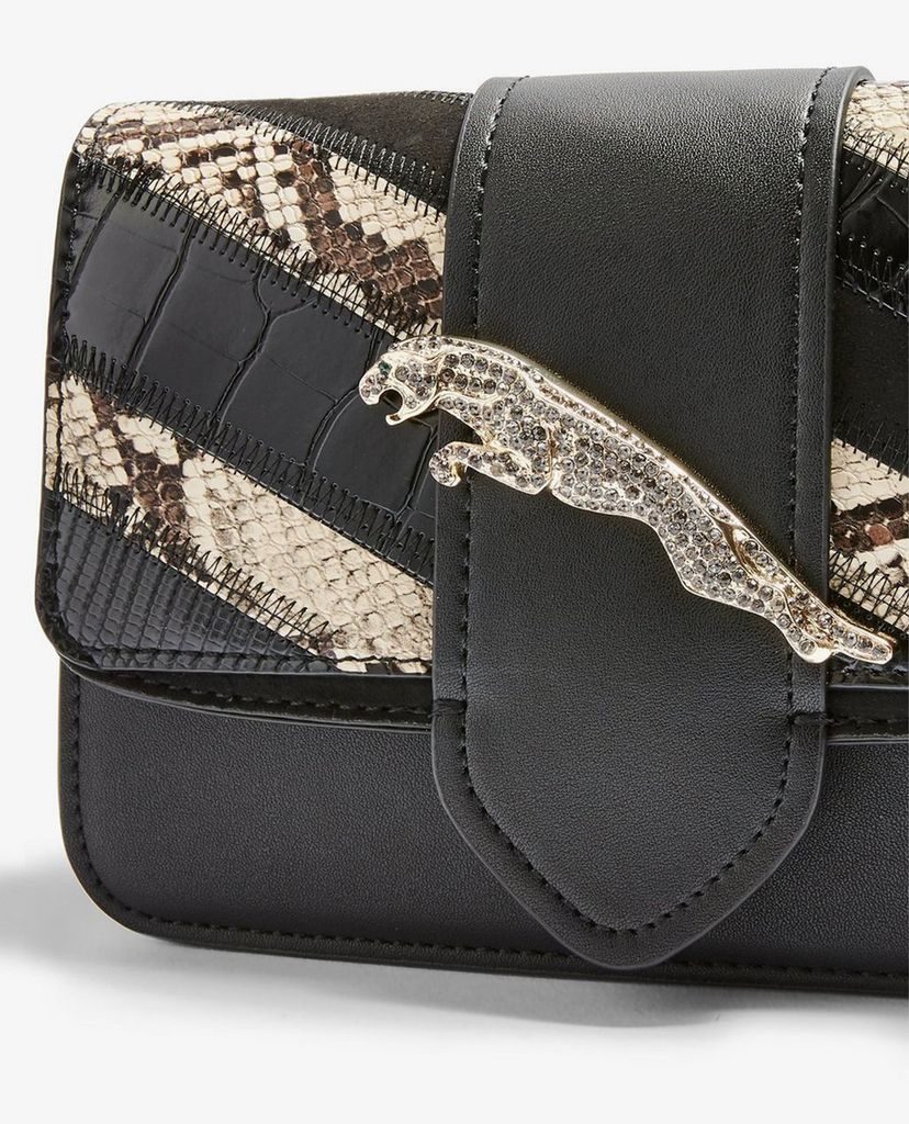 TOPSHOP - Túi đeo chéo nữ chữ nhật Leap Leopard