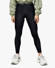 TOPSHOP - Quần leggings lưng cao PETITE Black