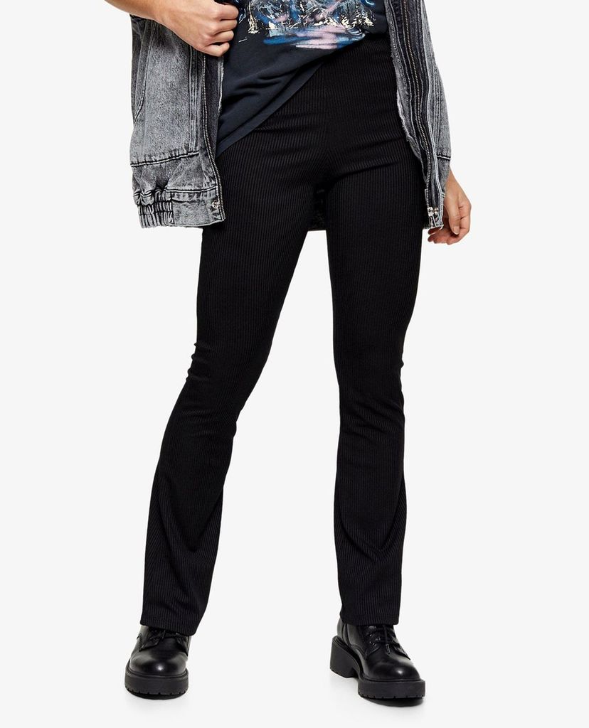 TOPSHOP - Quần kiểu nữ ống loe lưng thun thời trang