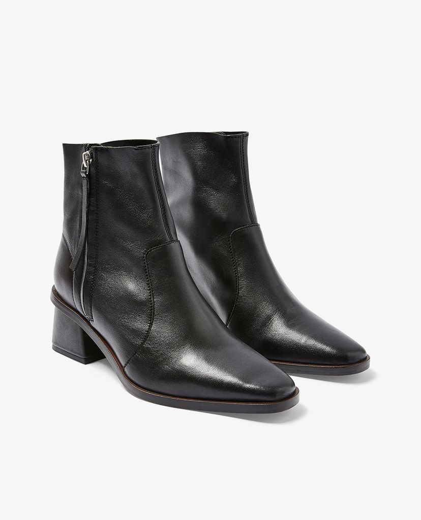 TOPSHOP - Giày boots nữ mũi nhọn MARGOT Leather