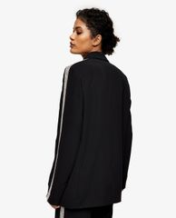 TOPSHOP - Áo blazer nữ tay dài Black Diamante Suit