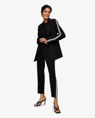 TOPSHOP - Áo blazer nữ tay dài Black Diamante Suit